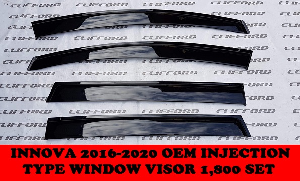 INNOVA 2016-2020 OEM INJECTION TYPE WINDOW VISOR 